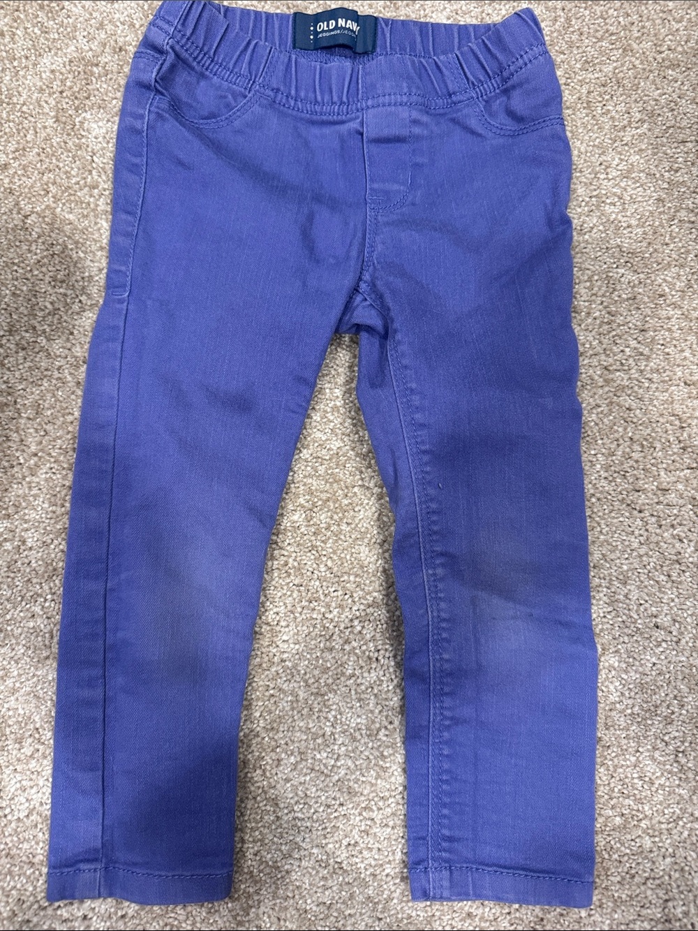 Old Navy Girls Purple Stretch Pull-On Leggings